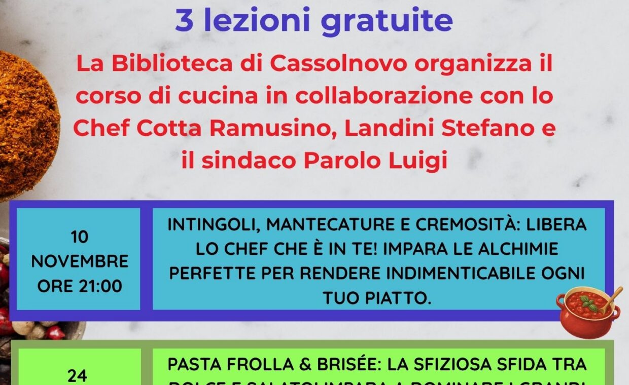 Corso cucina