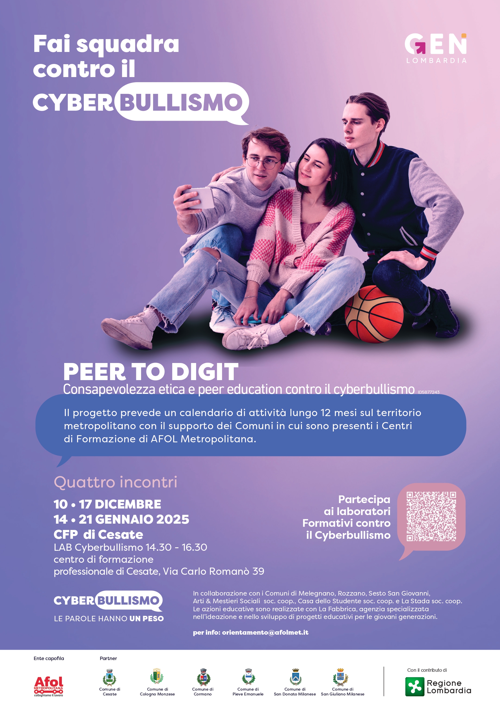 Cyberbullismo Locandina intera