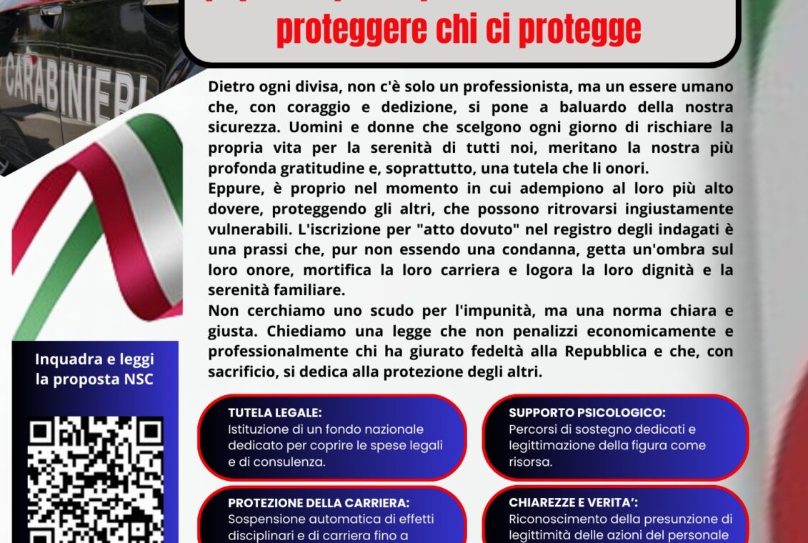 volantino racc firm carabinieri