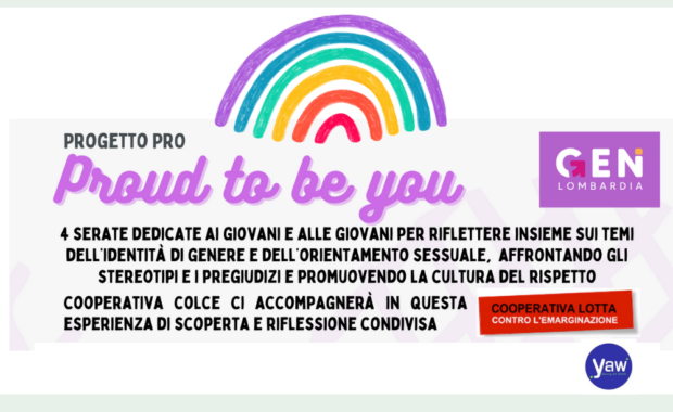 descrizione progetto proud to be you e arcobaleno