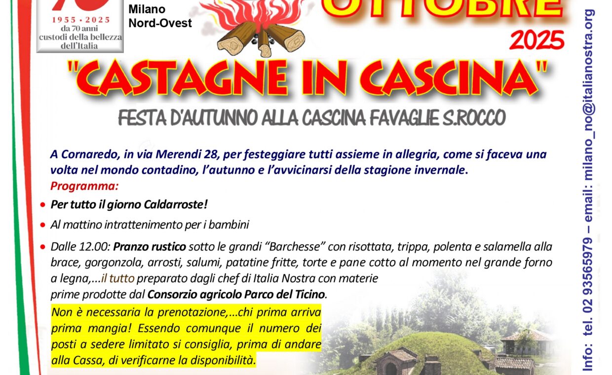 Castagne in Cascina 2025