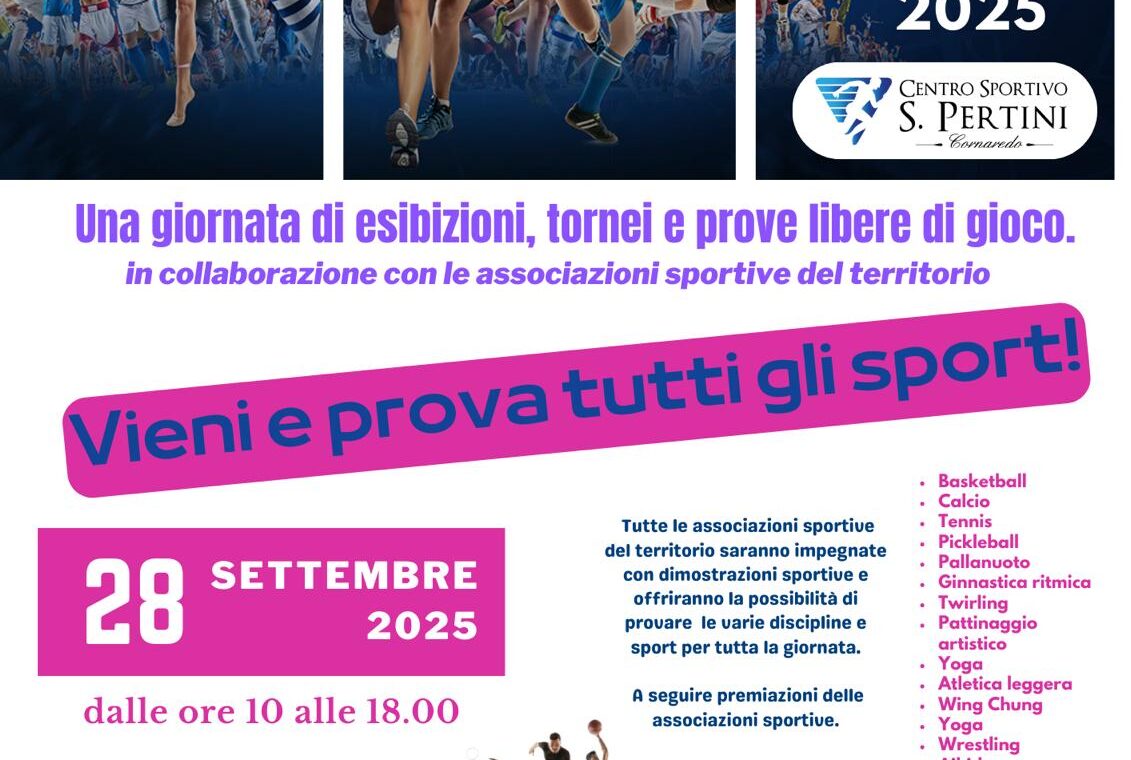 FESTA DELLO SPORT LOCANDINA