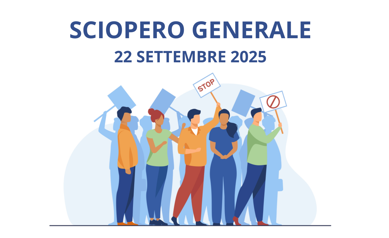 sciopero generale 22 settembre 2025