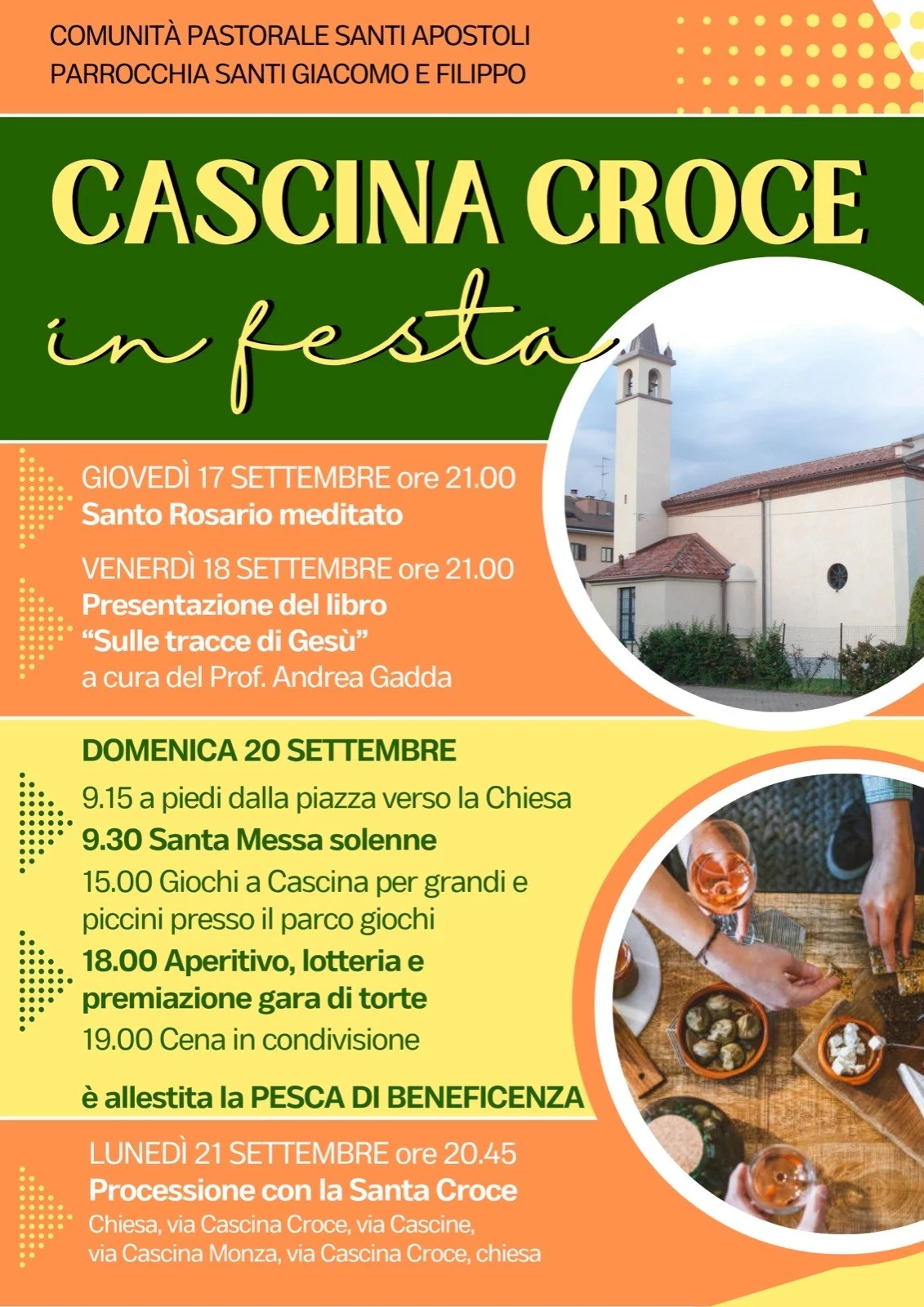 locandina parrocchia Cascina Croce
