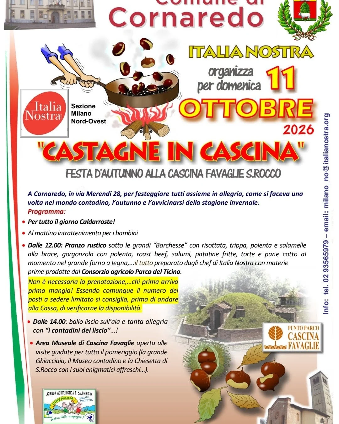 Castagne in Cascina 2026