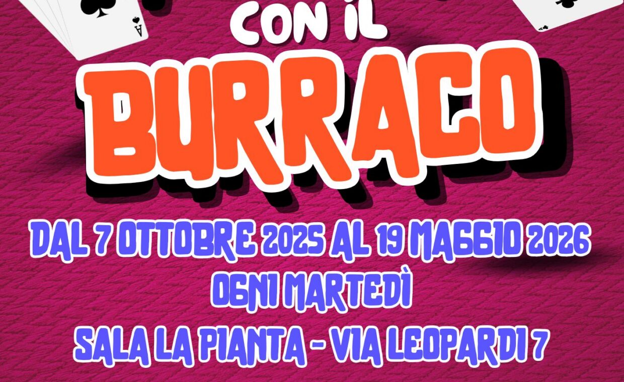LOCANDINA BURRACO 25-26