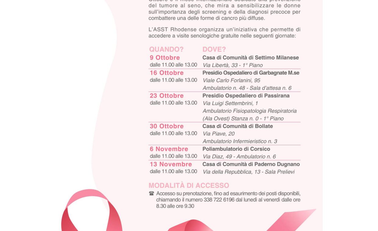 Locandina Ottobre Rosa