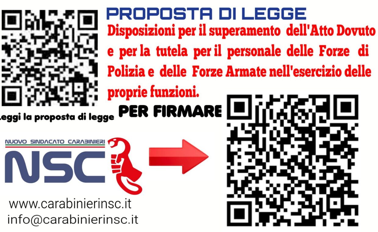 QRCODE per firmare la petizione