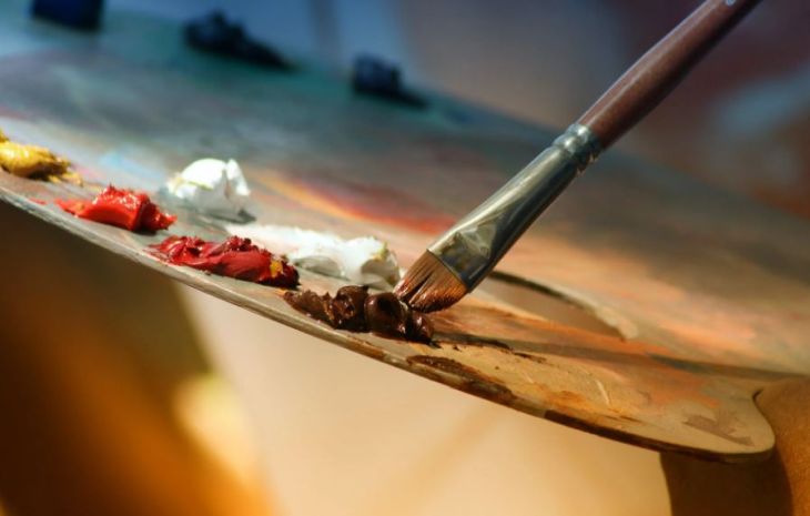 arte-pittura-stock-tavolozza