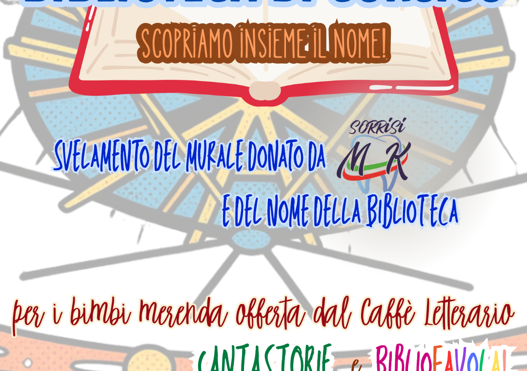 locandina intitolazione biblioteca