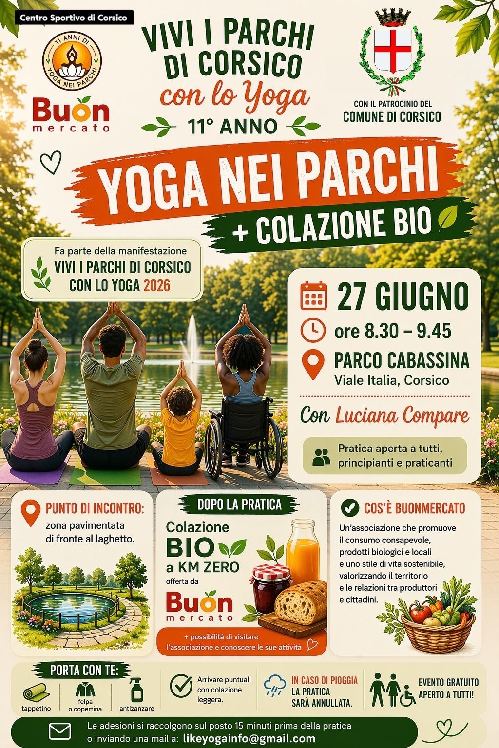 Yoga e Buon Mercato 27 Giugno