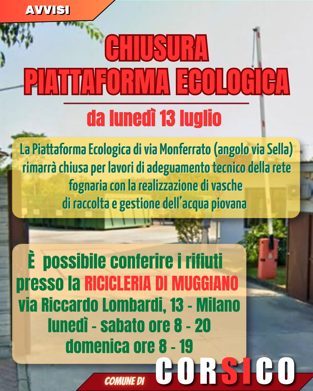 PIATTAFORMA ECOLOGICA