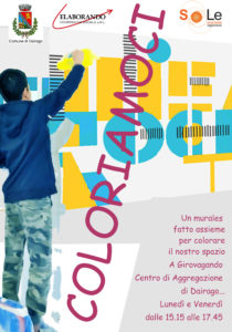 volantino elaborando murale