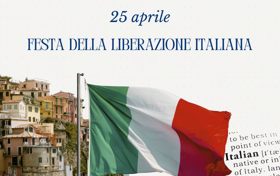 Blu e Crema Foto Tipografico Festa della Liberazione Post di Facebook - 1
