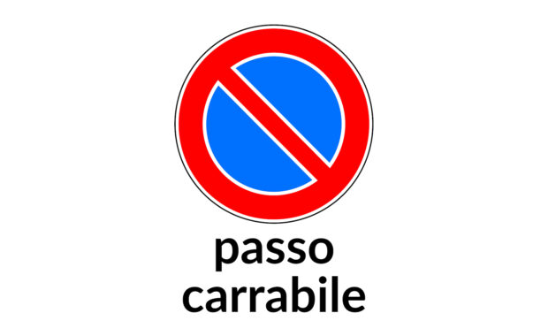 Cartello passo carrabile