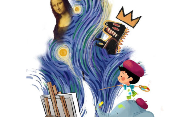 Collage di opere d'arte