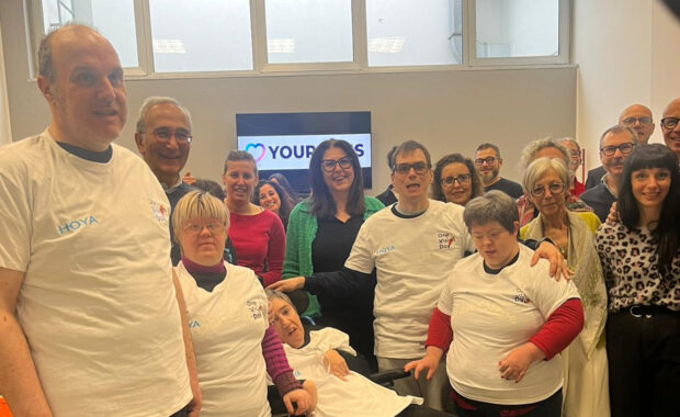 Foto in posa dei protagonisti dell'evento