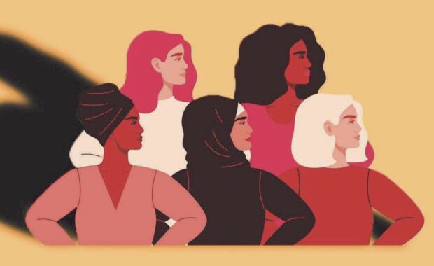 Disegno di donne di varie etnie