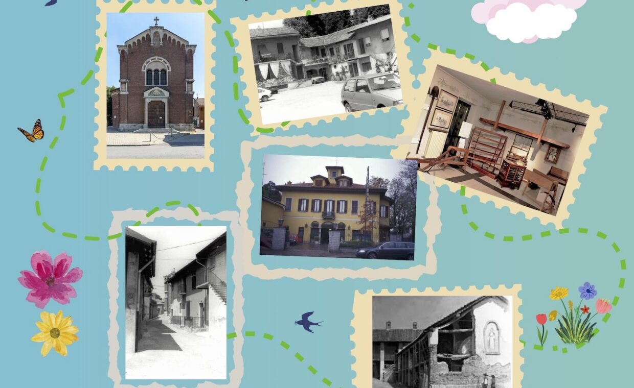 Collage di corti e luoghi di Garbagnate