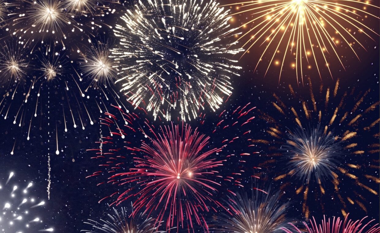 Disegno di fuochi d'artificio