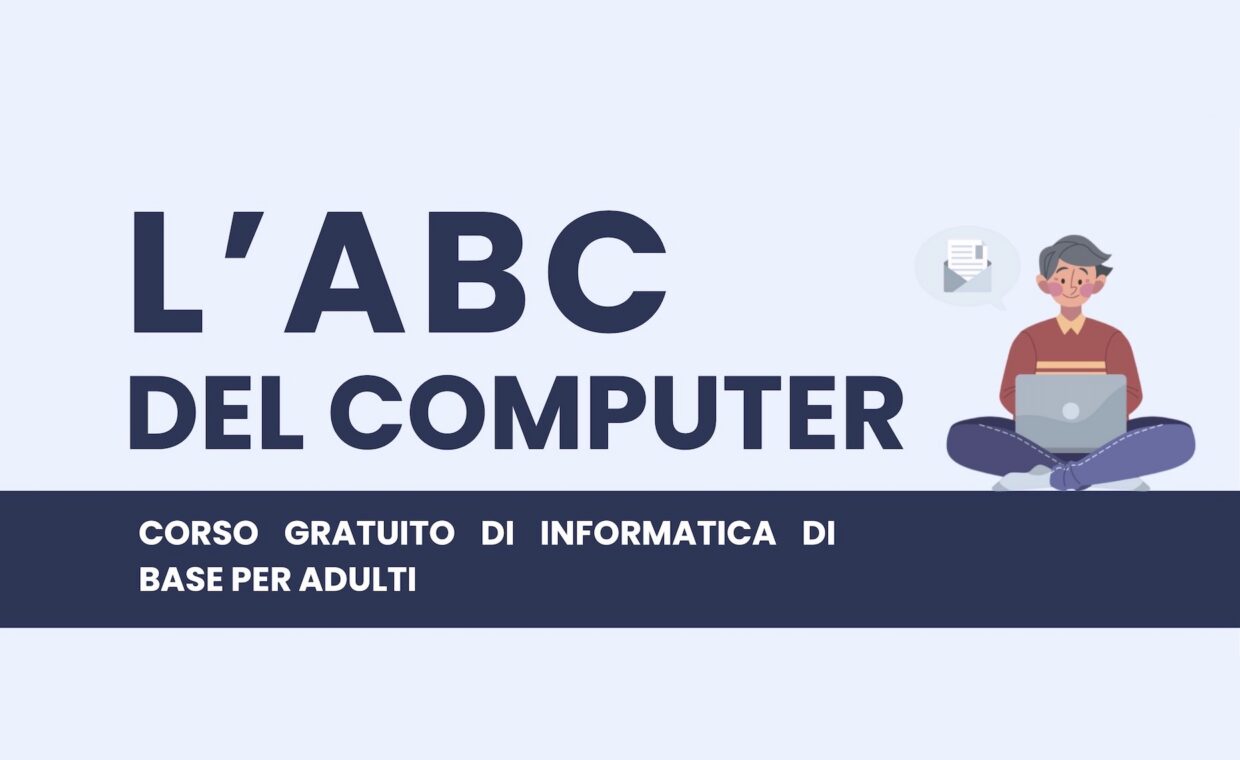 Disegno di una persona al computer