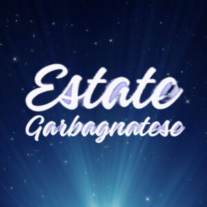 Logo su un fondo di cielo notturno