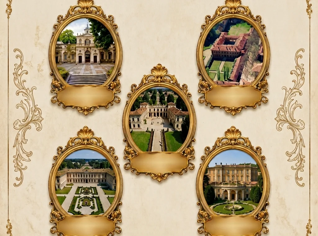Collage delle Ville di Delizia del Territorio