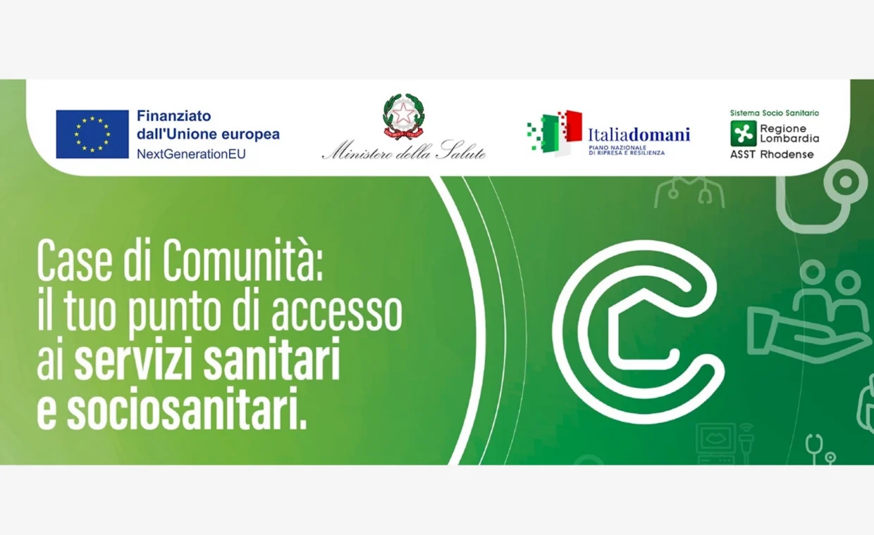 Banner con il logo delle Case di Comunità