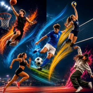 Collage di varie discipline sportive
