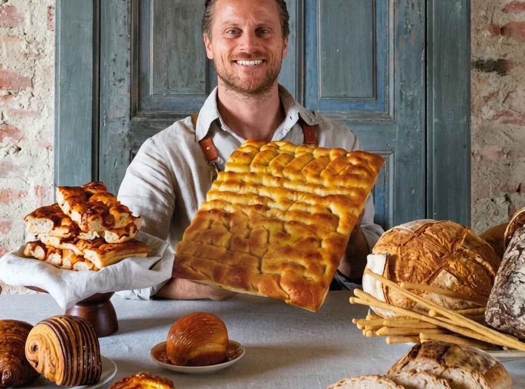 Fulvio Marino nella copertina del libro “Nel Forno Di Casa"