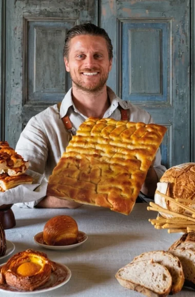 Fulvio Marino nella copertina del libro “Nel Forno Di Casa"