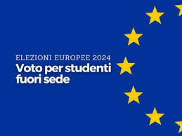 bandiera europea con voto studenti