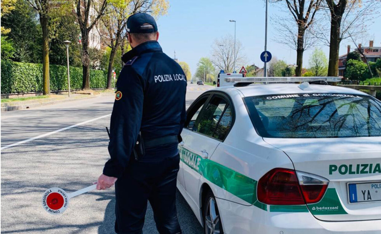 posto di blocco Polizia locale