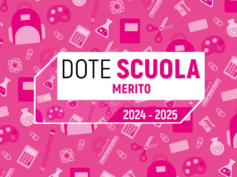Dote Scuola merito 2024-2025