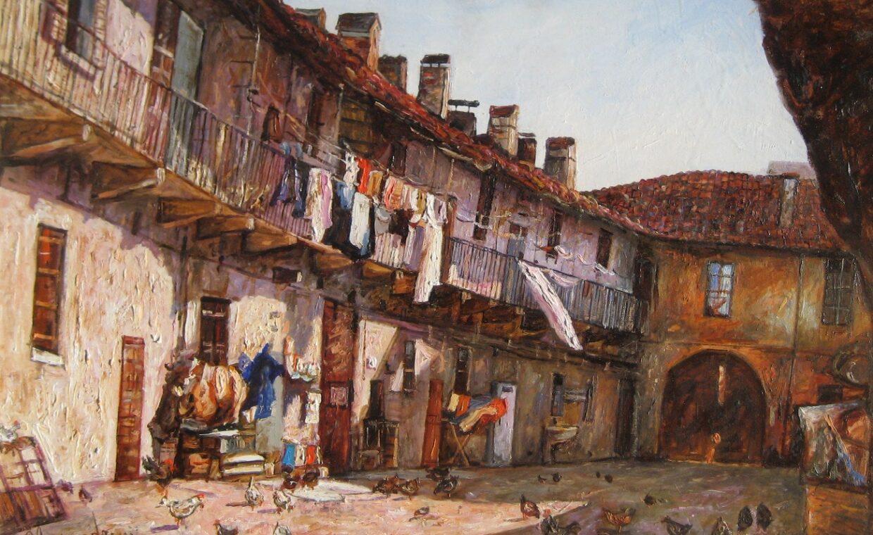 Il cortile della sciostra