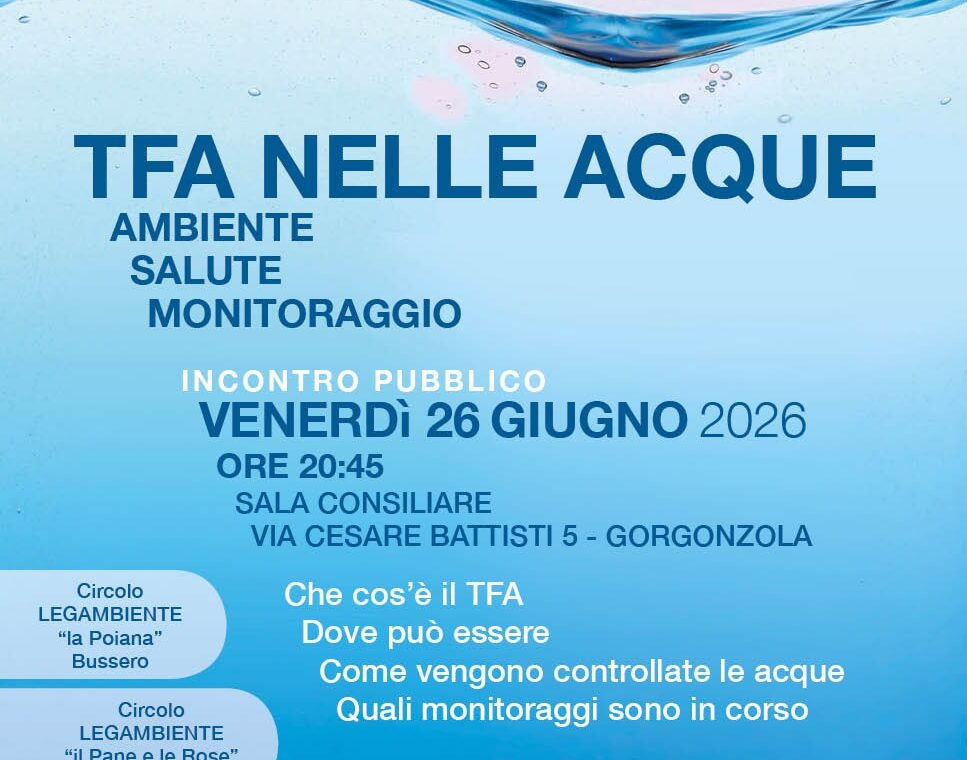 LOCANDINA TFA nelle acque