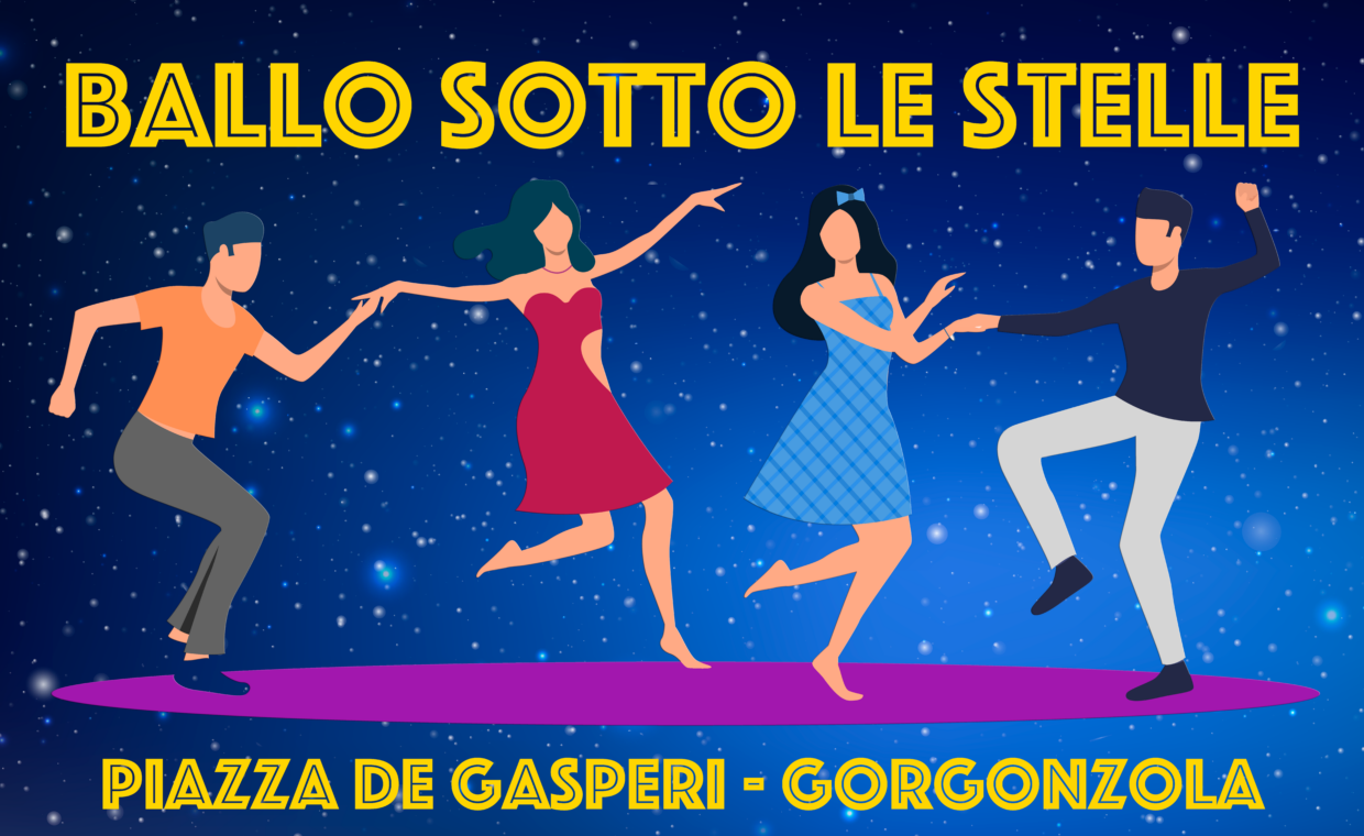 Disegno con persone che ballano - dettaglio manifesto