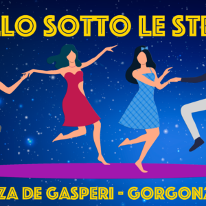 Disegno con persone che ballano - dettaglio manifesto