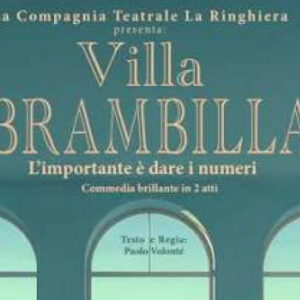 Intestazione locandina spettacolo Villa Brambilla