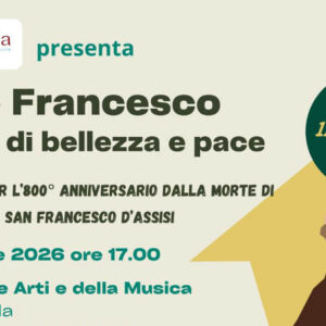 Intestazione locandina concerto Frate Francesco