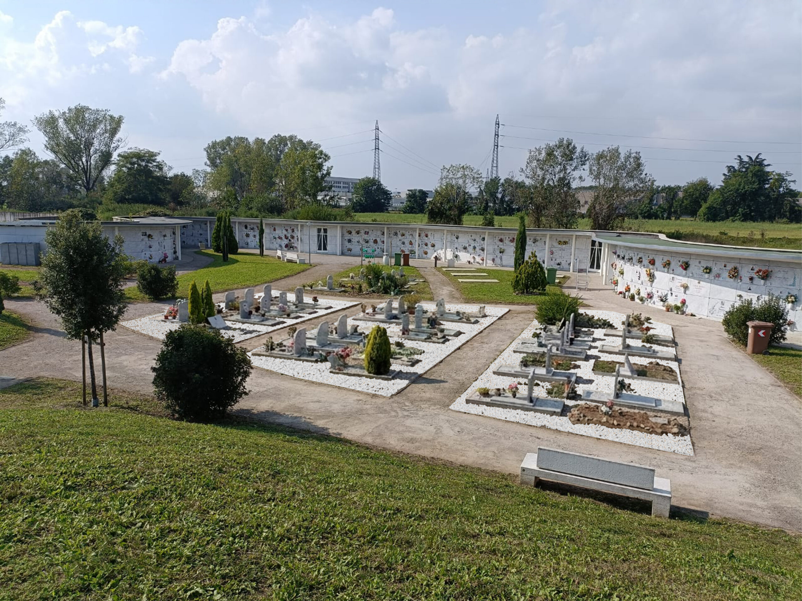 DOPO Cimitero via Ticino - Contorni di fossa