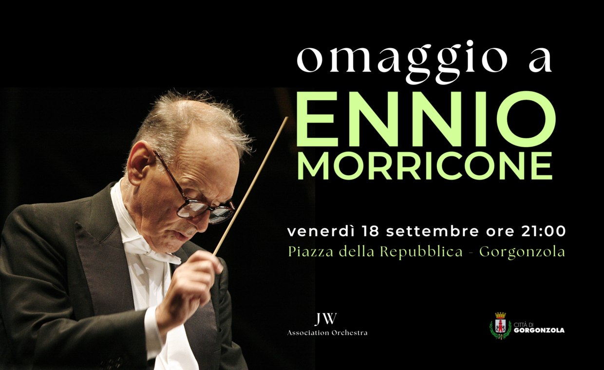 Cover locandina Omaggio a Morricone