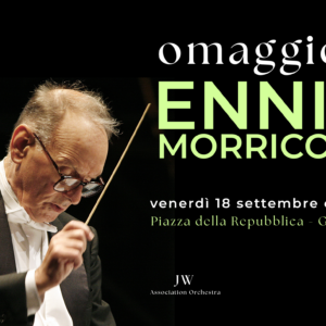 Cover locandina Omaggio a Morricone