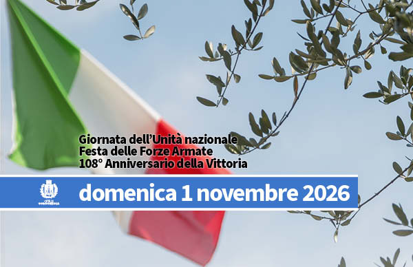bandiera italiana e ramo di ulivo