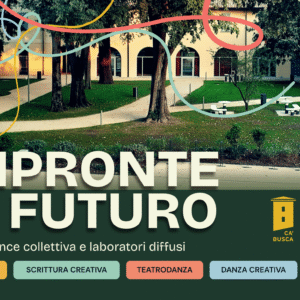 giardino Ca' Busca con grafica per laboratorio