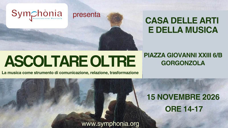 Dettaglio locandina con quadro Viandante sul mare di nebbia di Caspar David Friedrich