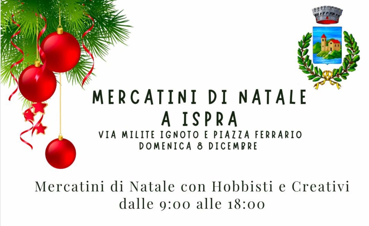 locandina mercatini di Natale 2024