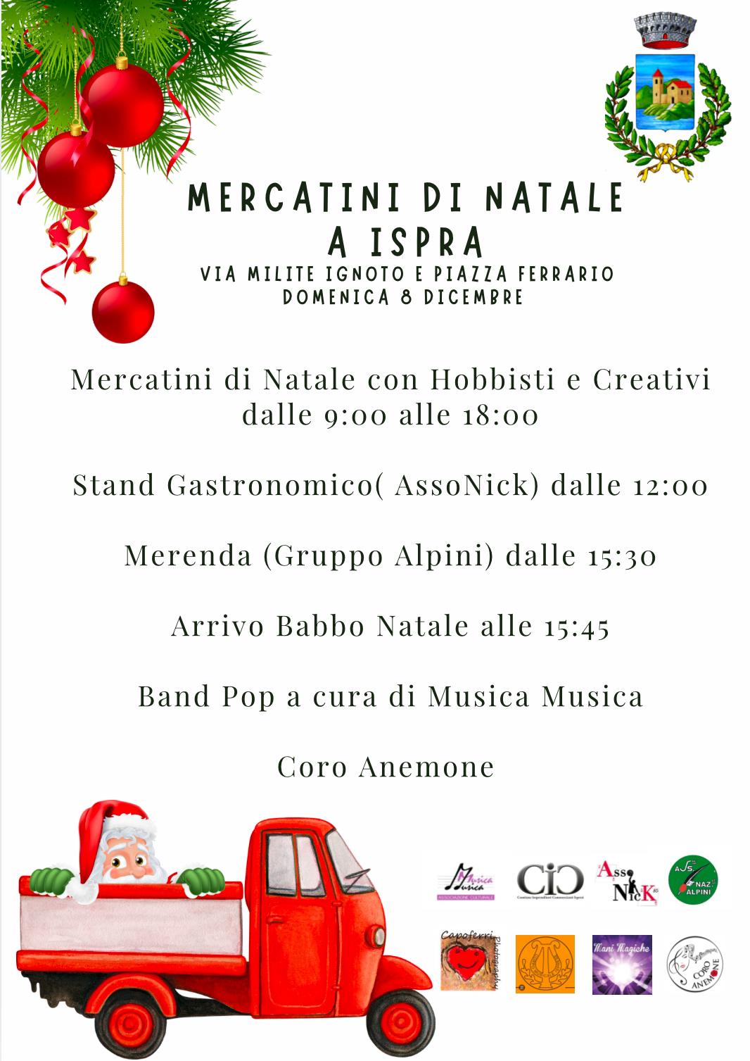 locandina mercatini di Natale 2024