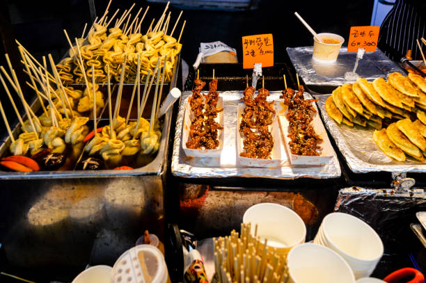 Korean street food in Seoul