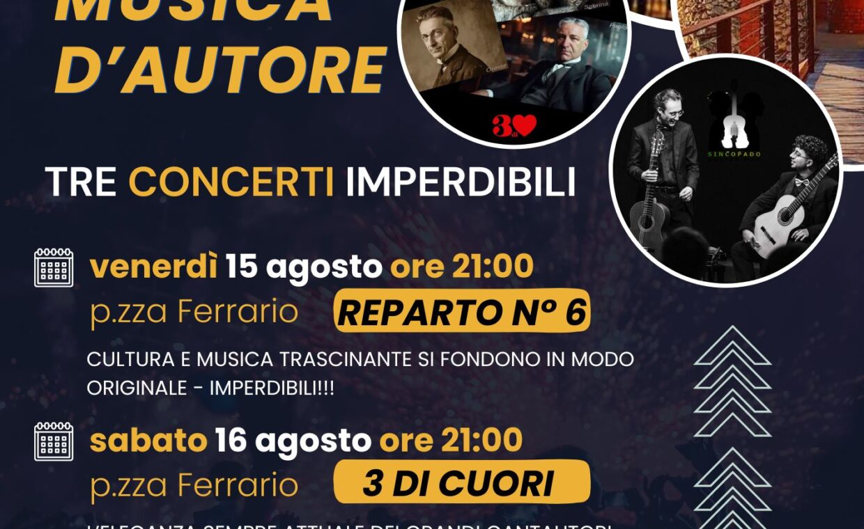 CONCERTI ISPRA AGOSTO 2025